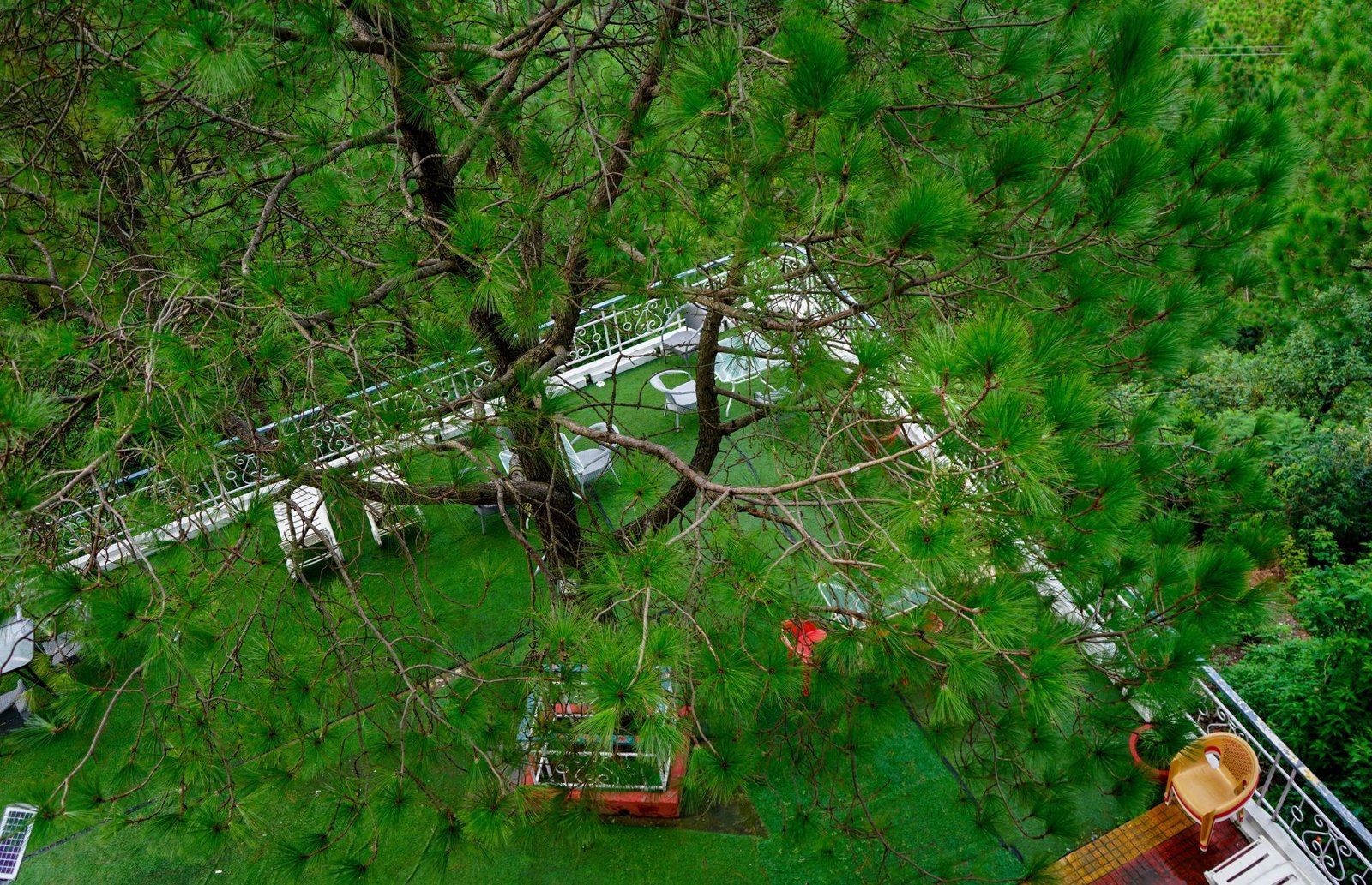 Sky deck views at resort in Nahan