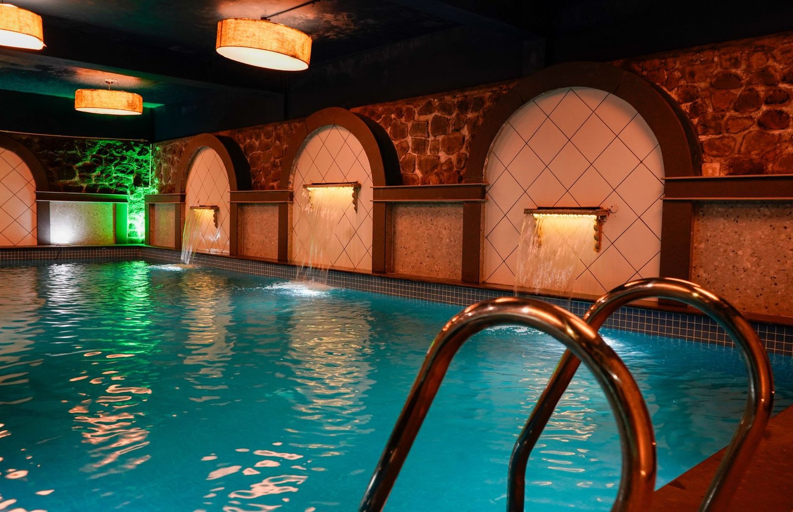 All-weather swimming pool at The Sirmour Retreat resort Nahan