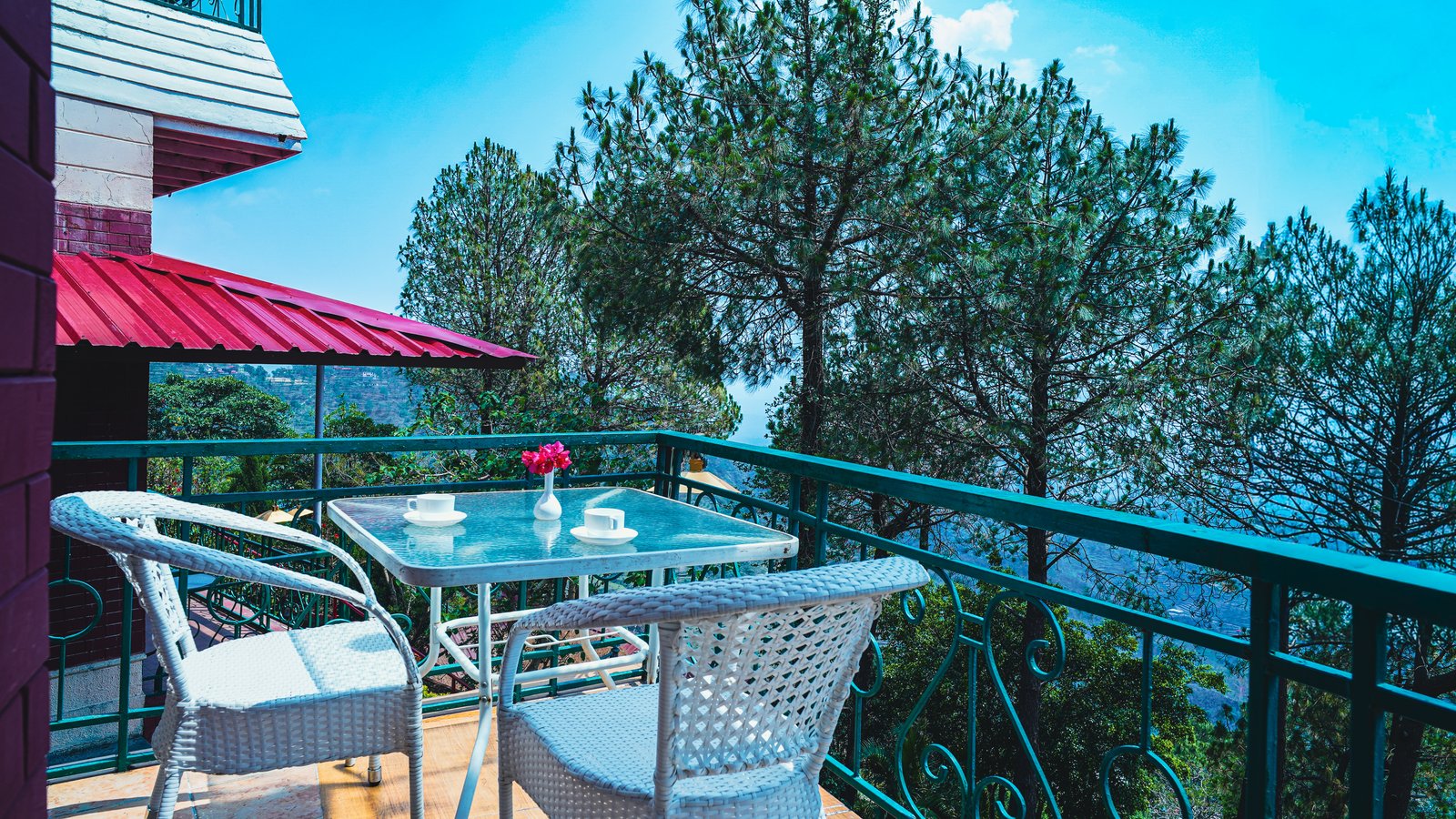 Bird Trail Cottage — Private Balcony — The Sirmour Retreat Nahan