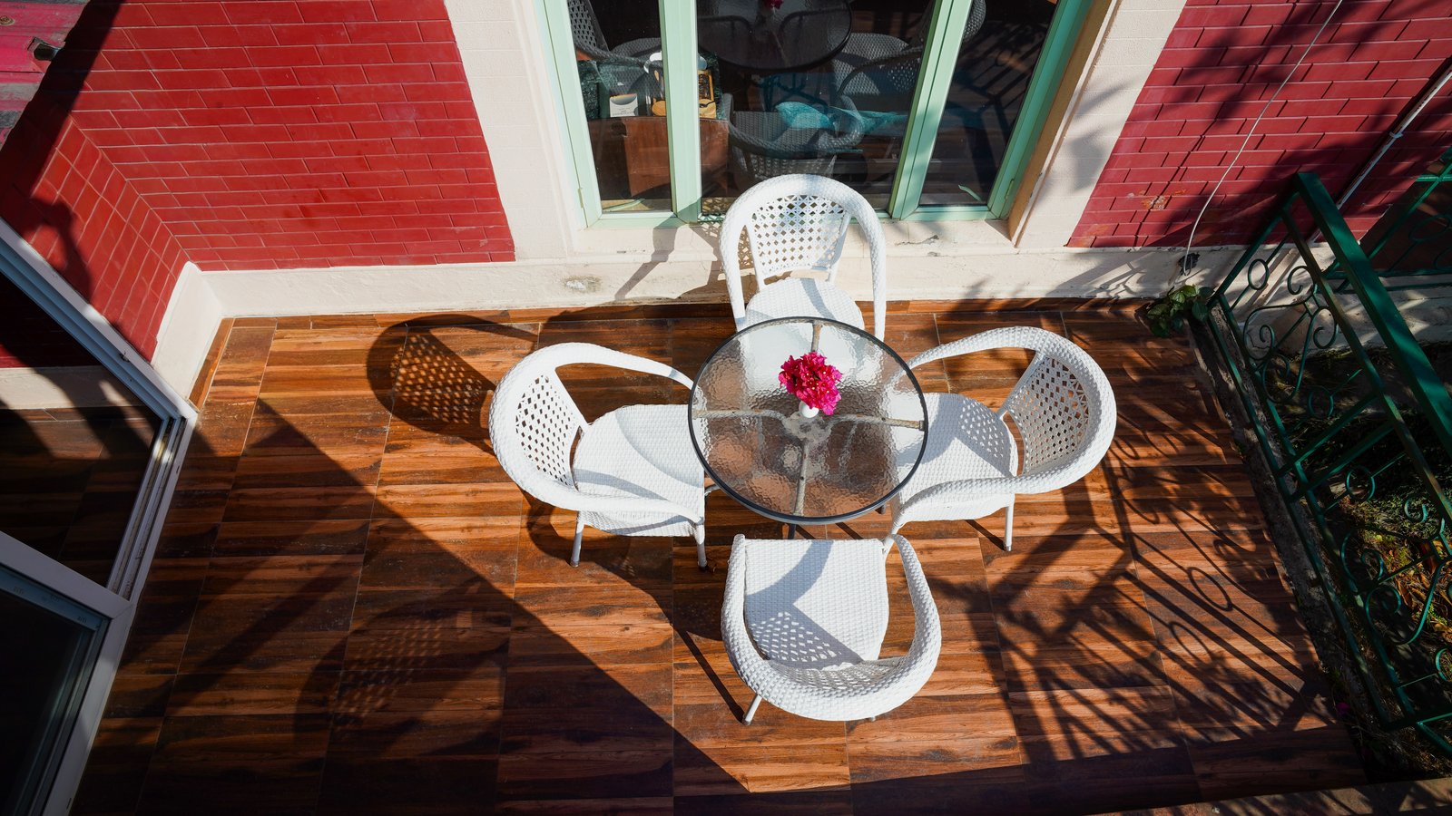 The Chalet private balcony 3 — The Sirmour Retreat